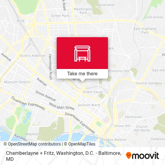 Chamberlayne + Fritz map