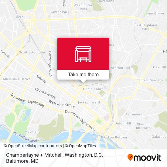 Mapa de Chamberlayne + Mitchell