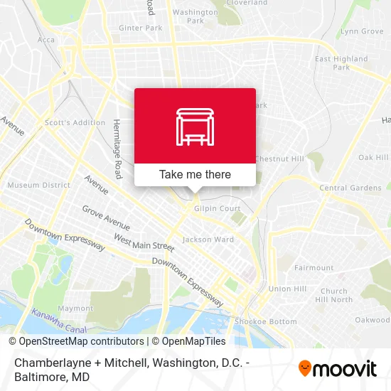 Chamberlayne + Mitchell map