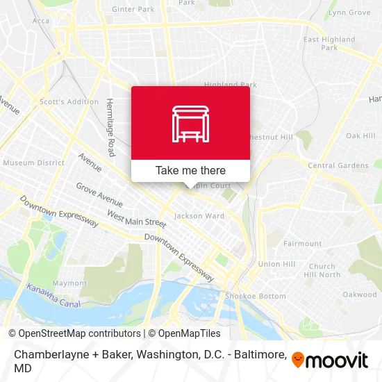 Chamberlayne + Baker map