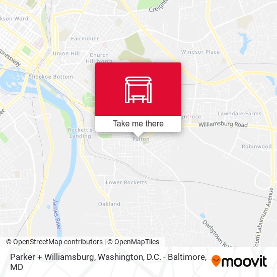 Parker + Williamsburg map