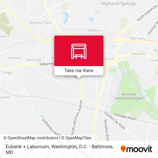 Eubank + Laburnum map