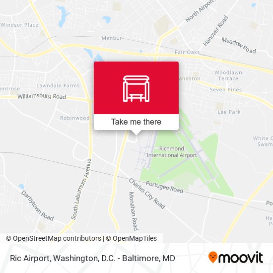Ric Airport map
