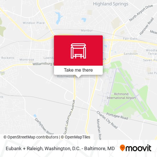 Eubank + Raleigh map