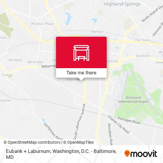 Eubank + Laburnum map