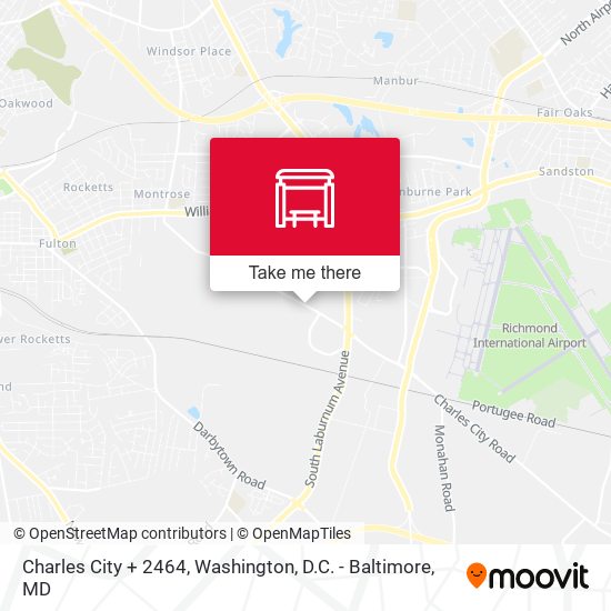 Charles City + 2464 map