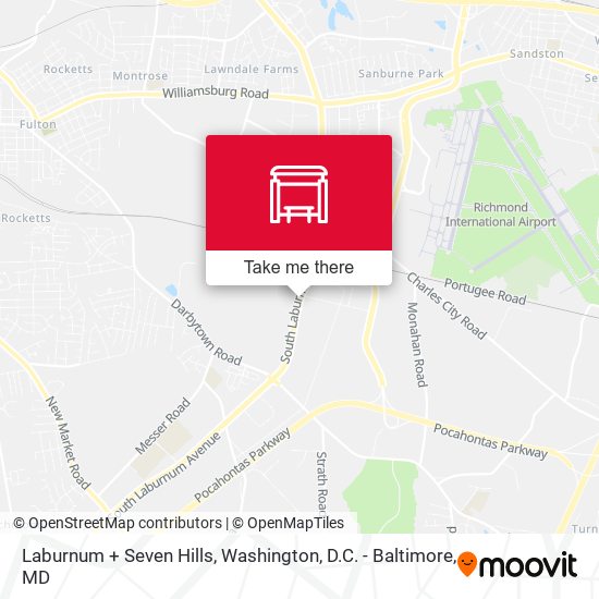 Laburnum + Seven Hills map