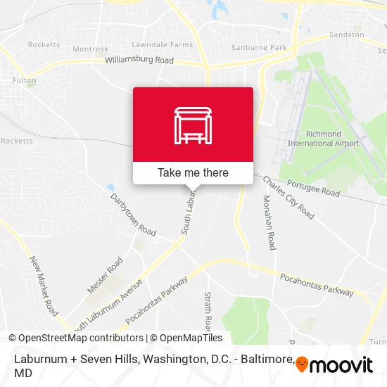 Laburnum + Seven Hills map