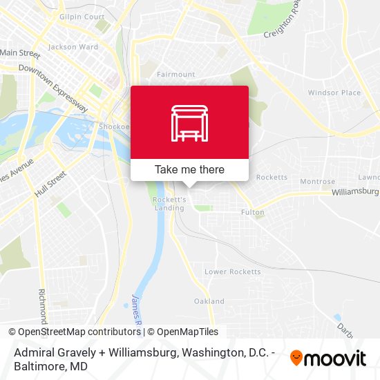 Admiral Gravely + Williamsburg map