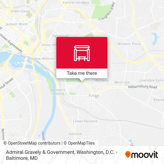 Admiral Gravely & Government map