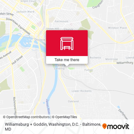 Mapa de Williamsburg + Goddin