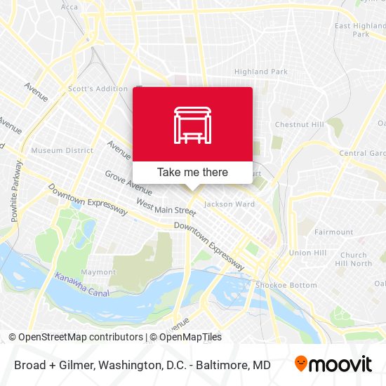 Mapa de Broad + Gilmer