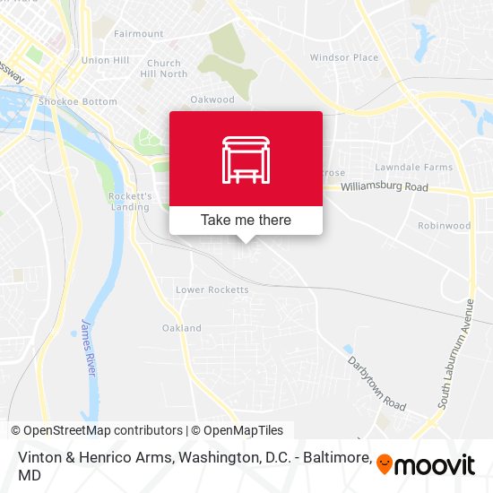 Vinton & Henrico Arms map
