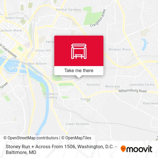 Stoney Run + Across From 1506 map