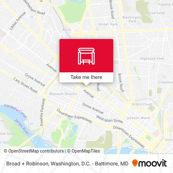 Broad + Robinson map