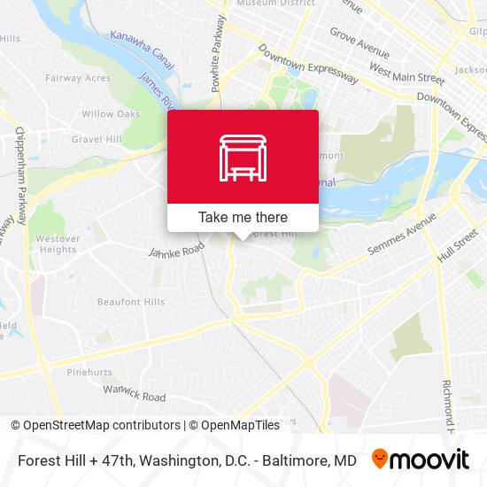 Mapa de Forest Hill + 47th