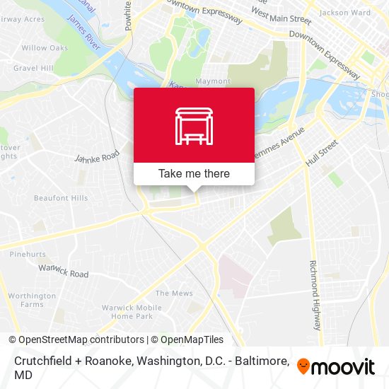Crutchfield + Roanoke map