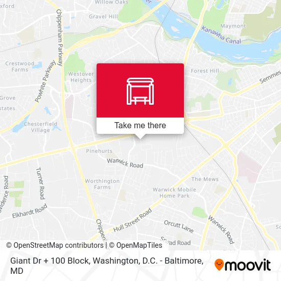 Giant Dr + 100 Block map