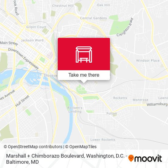 Mapa de Marshall + Chimborazo Boulevard