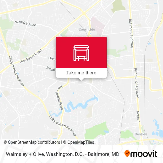 Walmsley + Olive map