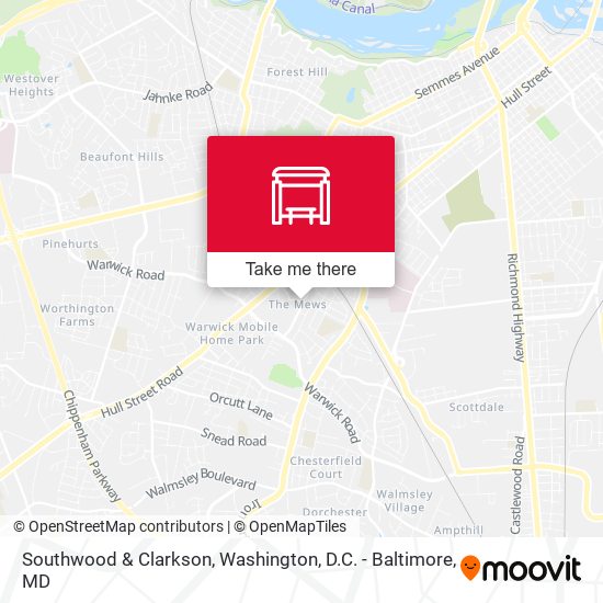 Southwood & Clarkson map