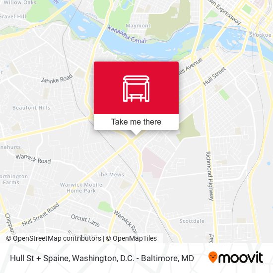 Mapa de Hull St + Spaine