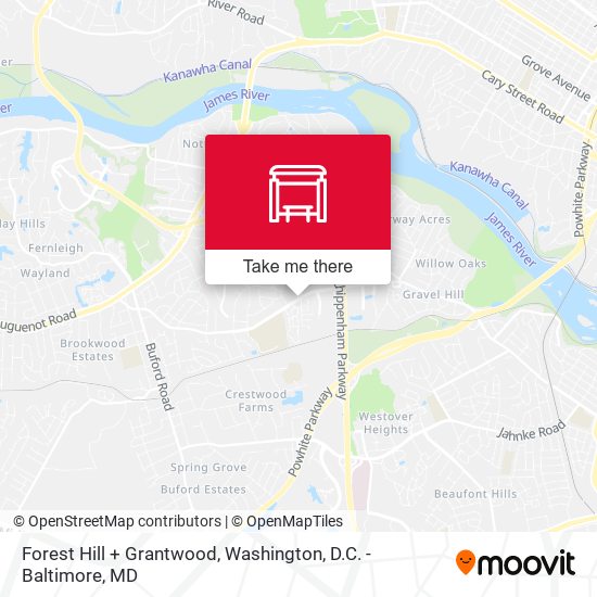 Mapa de Forest Hill + Grantwood