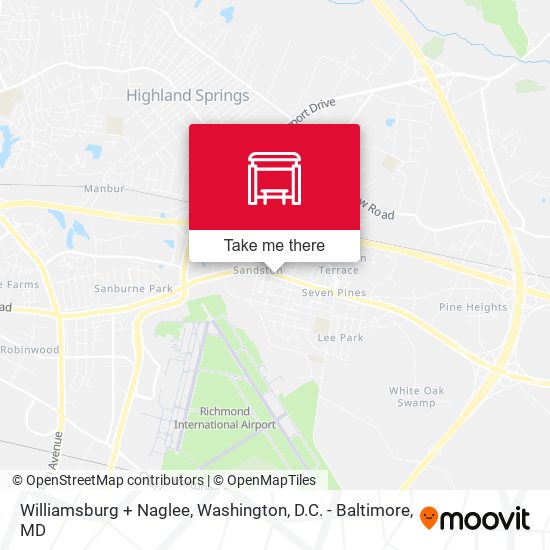 Williamsburg + Naglee map