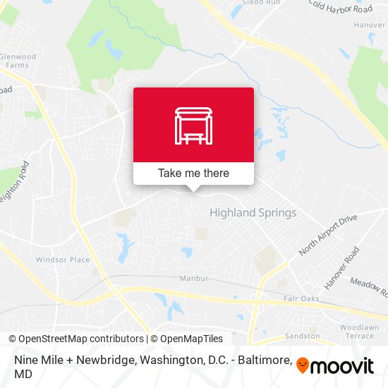 Mapa de Nine Mile + Newbridge