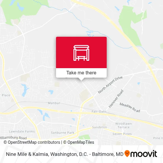 Nine Mile & Kalmia map