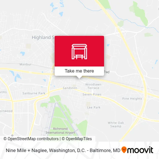 Nine Mile + Naglee map