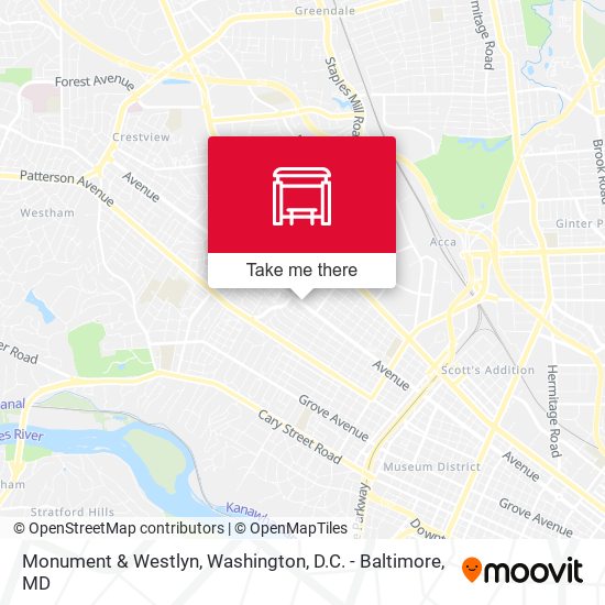 Mapa de Monument & Westlyn