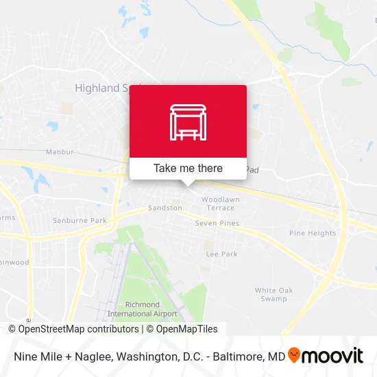 Nine Mile + Naglee map