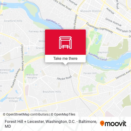 Mapa de Forest Hill + Leicester