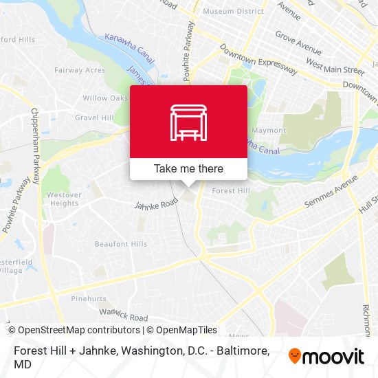 Mapa de Forest Hill + Jahnke