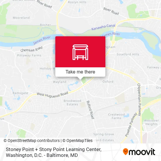 Stoney Point + Stony Point Learning Center map