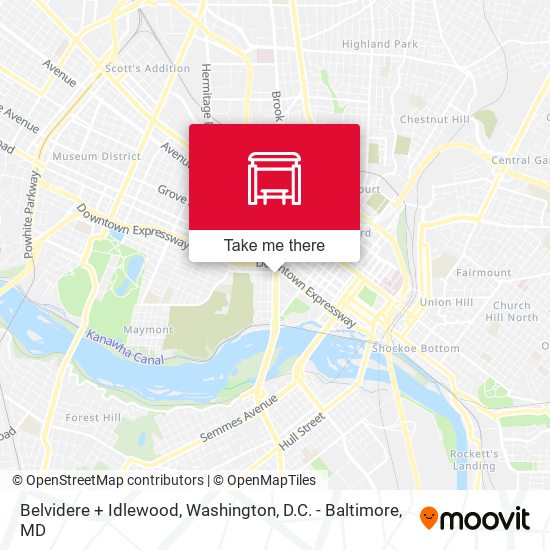 Belvidere + Idlewood map