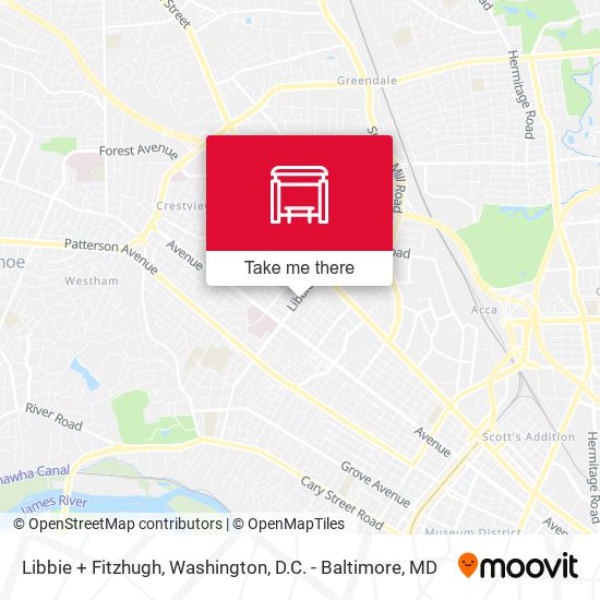 Libbie + Fitzhugh map