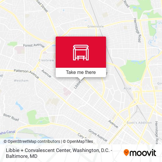 Mapa de Libbie + Convalescent Center