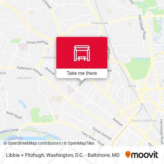 Mapa de Libbie + Fitzhugh