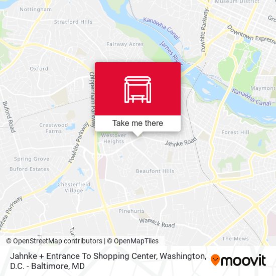 Jahnke + Entrance To Shopping Center map