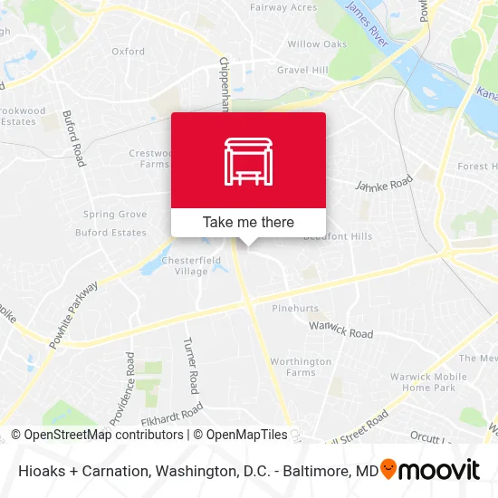 Hioaks + Carnation map