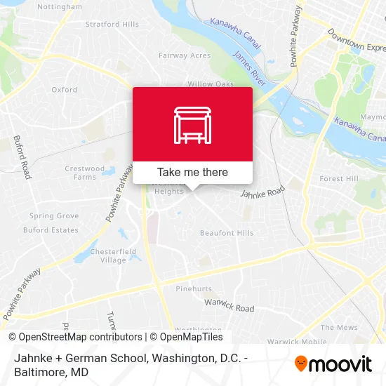 Jahnke + German School map