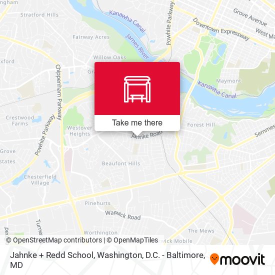 Mapa de Jahnke + Redd School