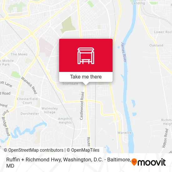 Ruffin + Richmond Hwy map