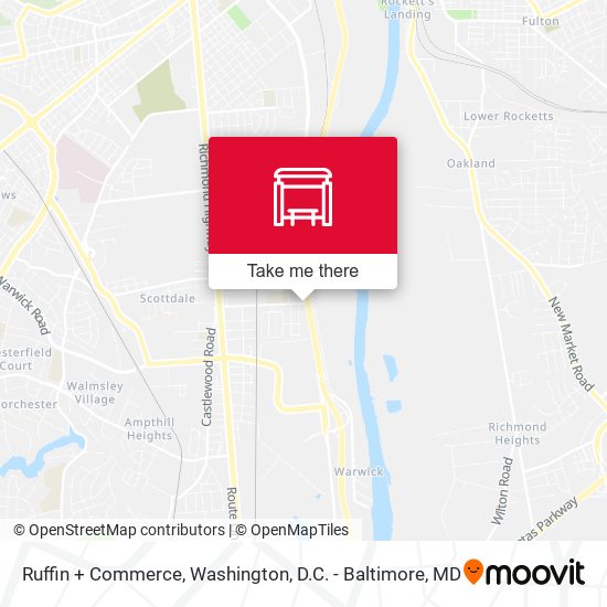 Ruffin + Commerce map