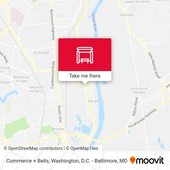 Commerce + Bells map