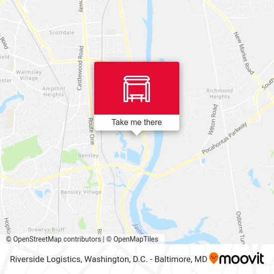 Riverside Logistics map
