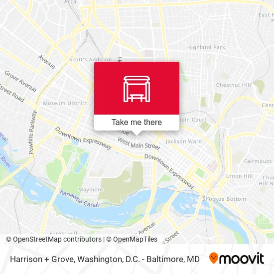 Harrison + Grove map