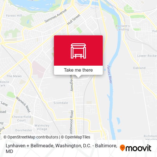 Mapa de Lynhaven + Bellmeade